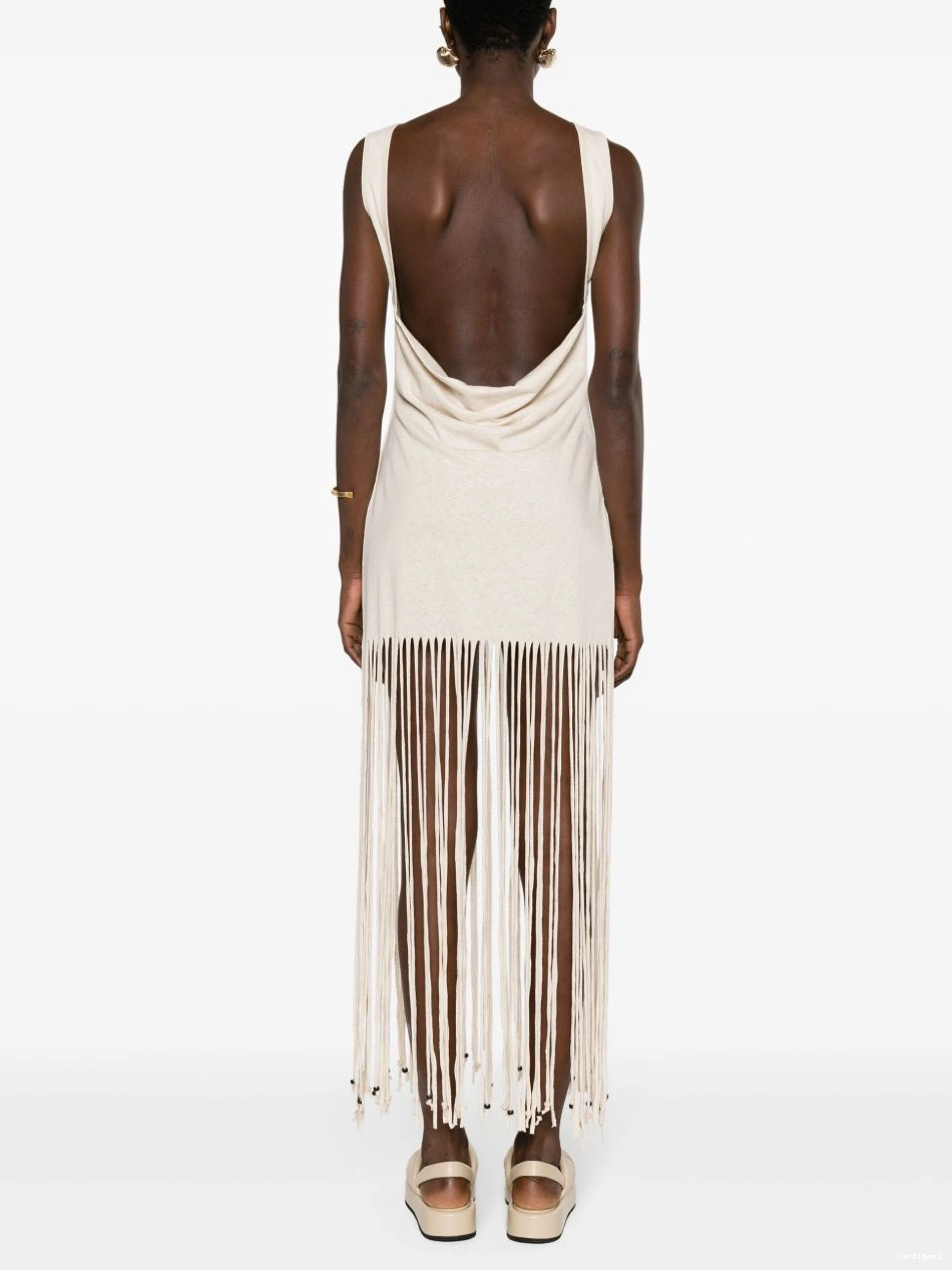 Cheap Monsoon Women dress fringed Alanui maxi 0719